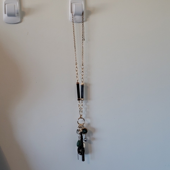 Cluster Long Necklace - Picture 4 of 5